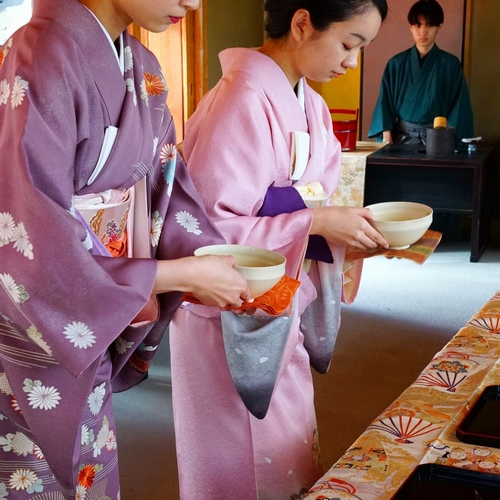 新春茶会の写真